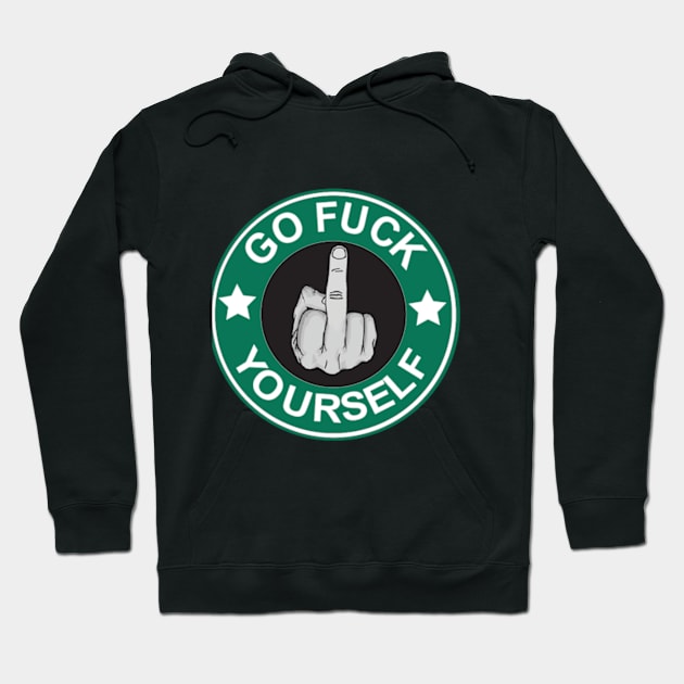 Star Fucks Logo (a Starbucks parody) Hoodie by FlexMontanaDesigners